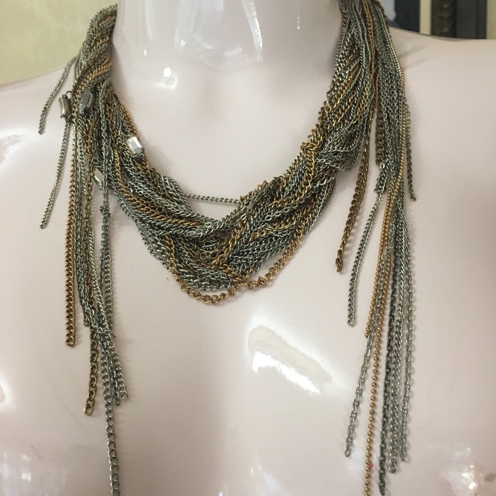 Glamorous and Chic Waterfall Chain Necklace